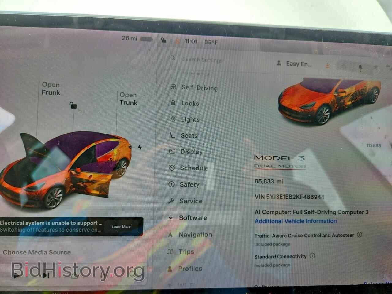 2019 TESLA MODEL 3 - VIN: 5YJ3E1EB2KF486944 - Photo 9