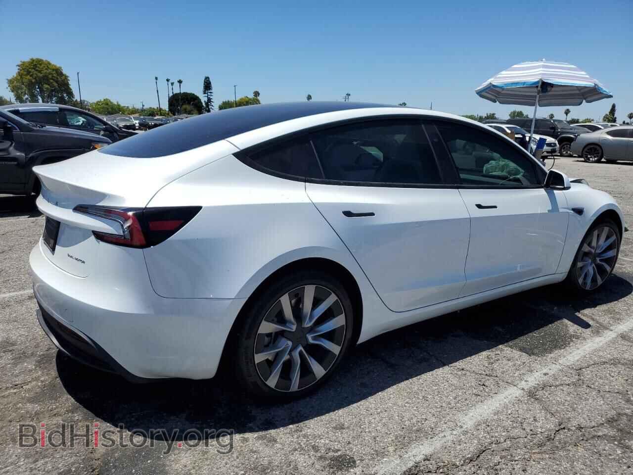2024 TESLA MODEL 3 - VIN: 5YJ3E1EB3RF827780 - Фото 3