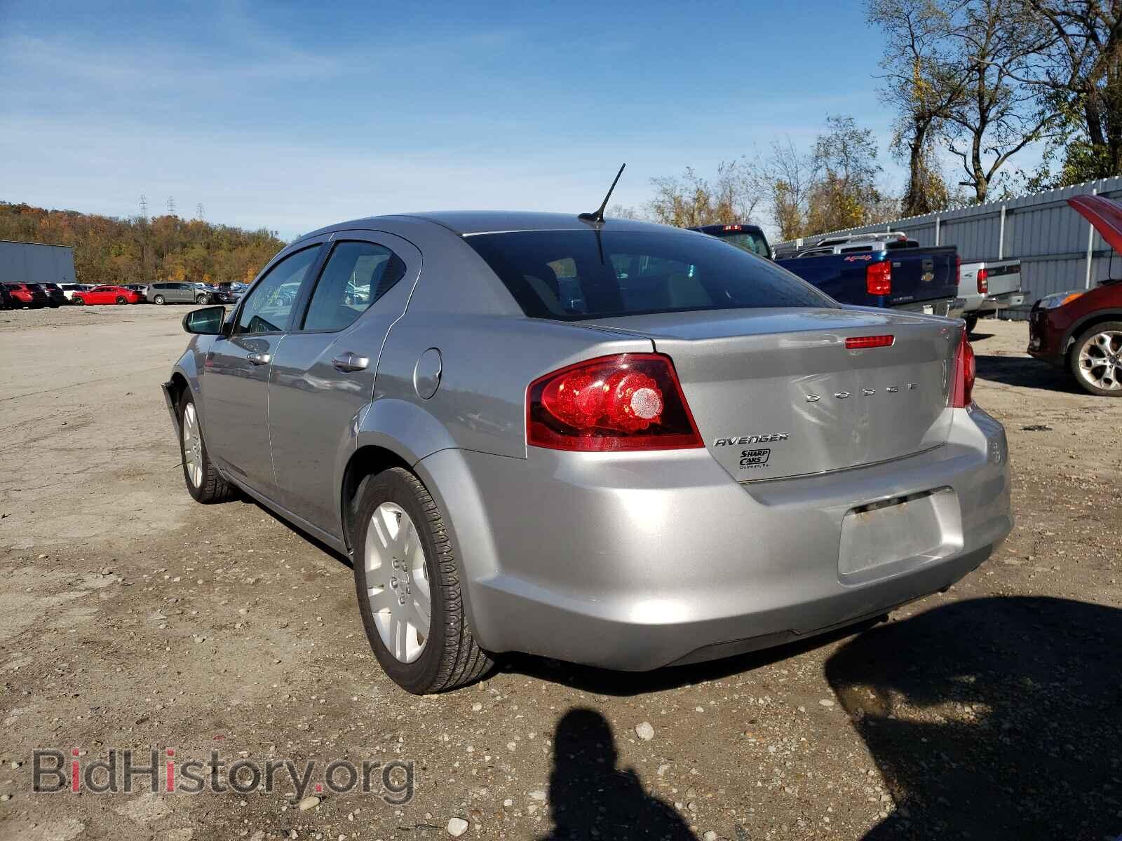 2013 DODGE AVENGER - VIN: 1C3CDZAB9DN626889 - Фото 3