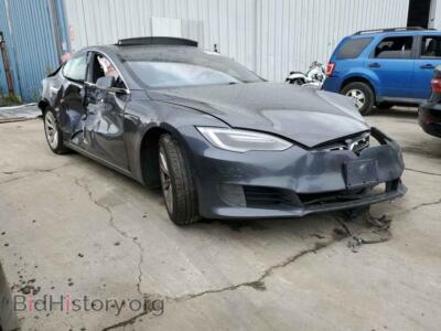 2016 Tesla MODEL S, серый — VIN 5YJSA1E2XGF154698, Copart