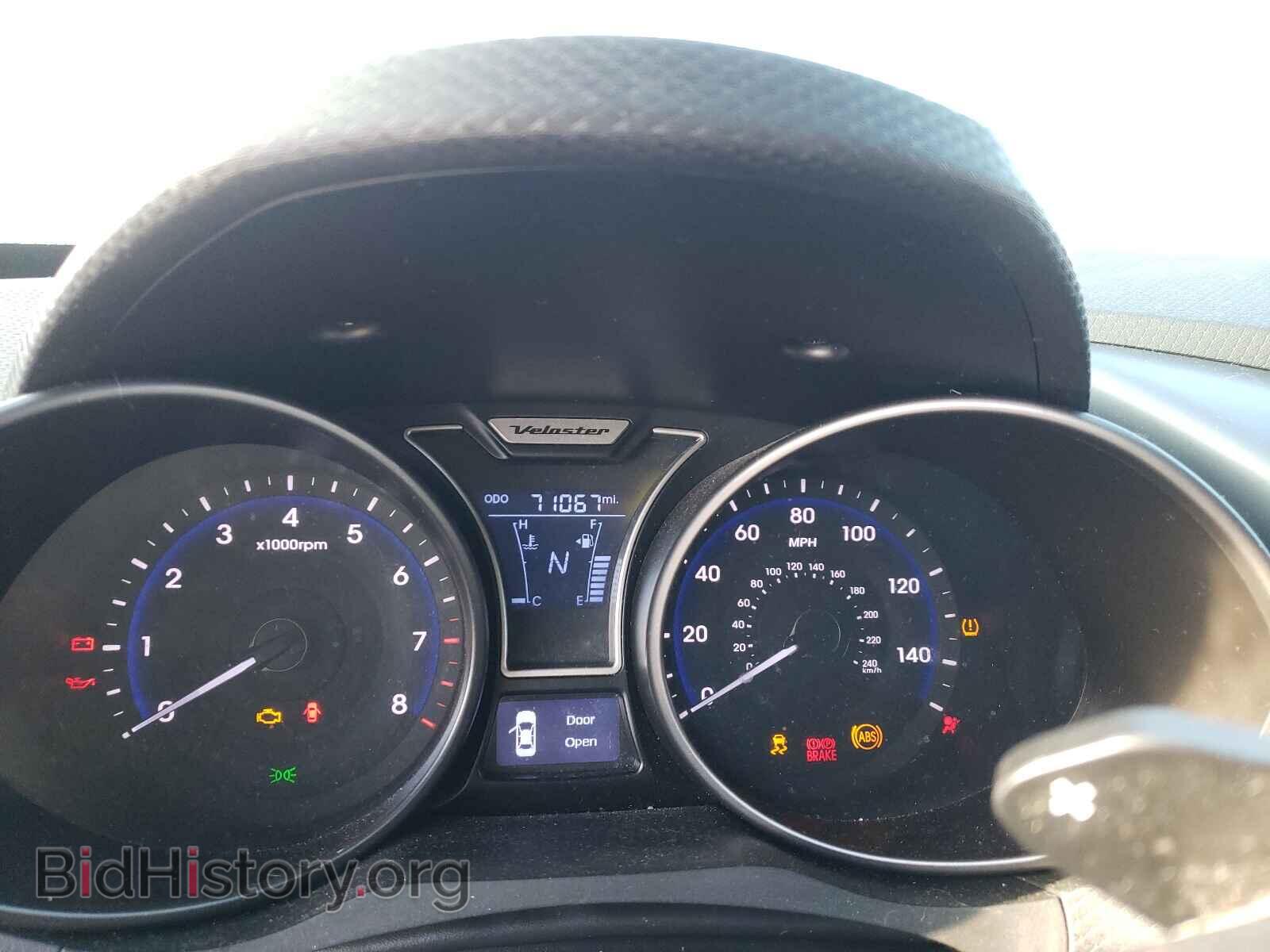 2014 HYUNDAI VELOSTER - VIN: KMHTC6AE2EU200701 - Фото 8