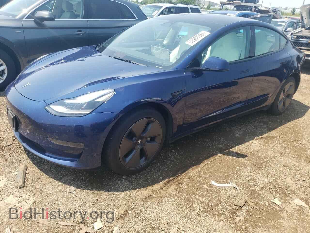 Photo 5YJ3E1EB5NF169986 - TESLA MODEL 3 2022