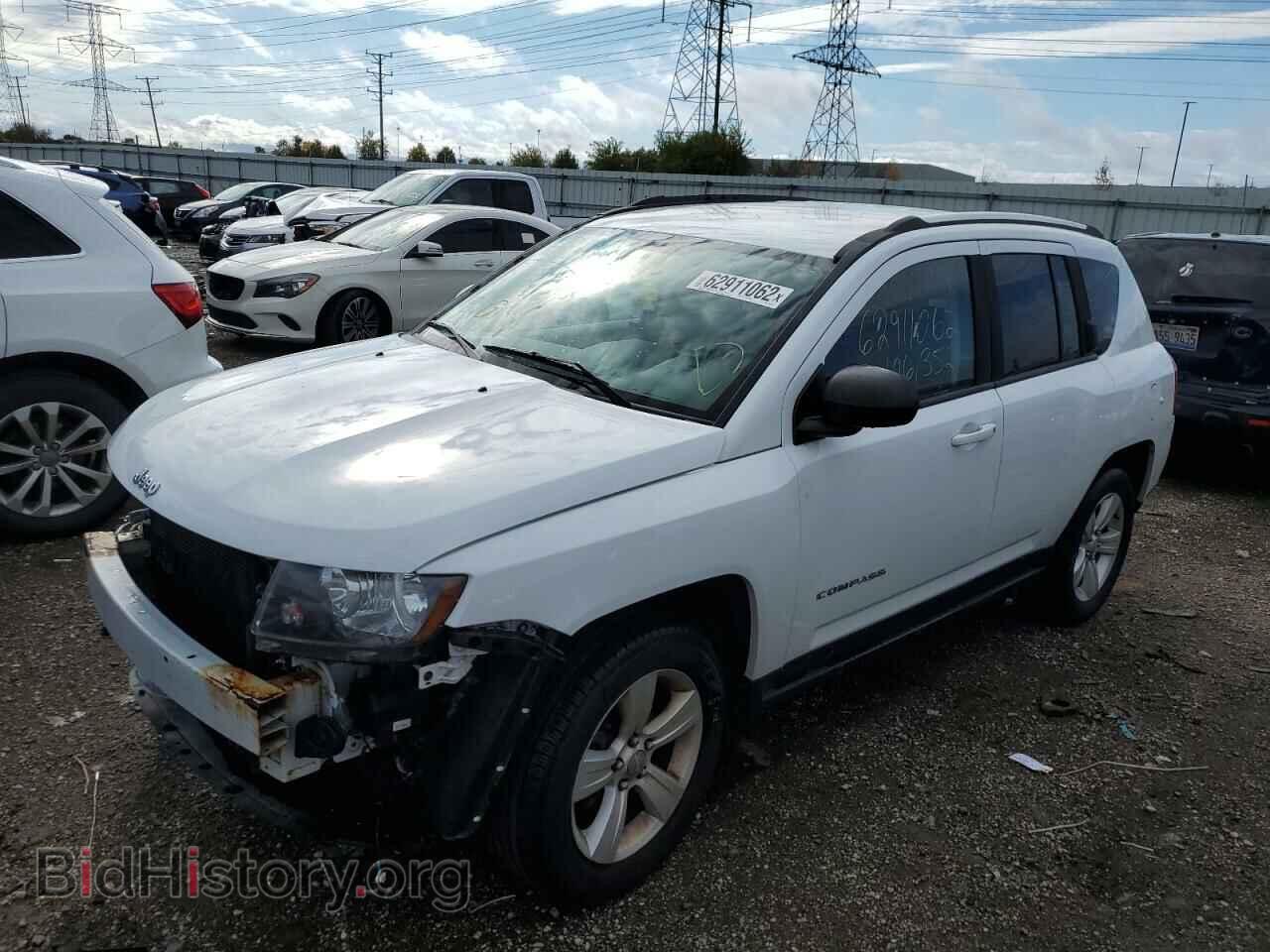 2014 JEEP COMPASS - VIN: 1C4NJCBB4ED743232 - Фото 2