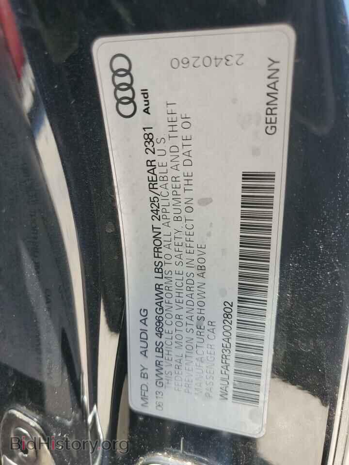 2014 AUDI A5 - VIN: WAULFAFR3EA002802 - Фото 12
