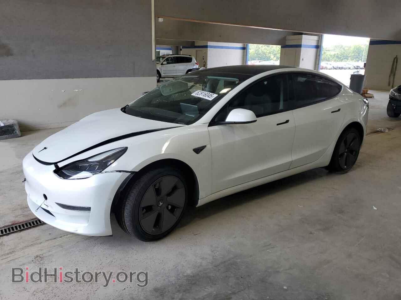 Photo 5YJ3E1EA3MF991689 - TESLA MODEL 3 2021