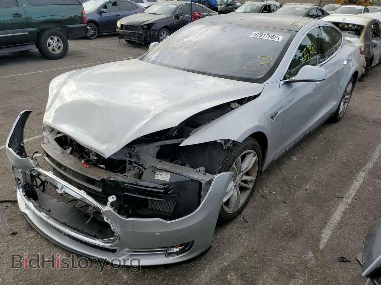 2014 TESLA MODEL S - VIN: 5YJSA1H10EFP56395 - Photo 2