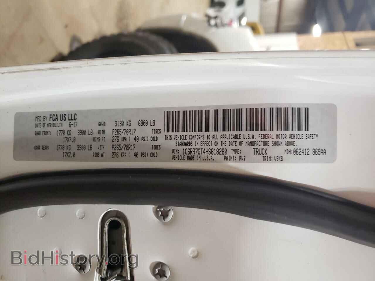 2017 RAM 1500 - VIN: 1C6RR7GT4HS818280 - Фото 12