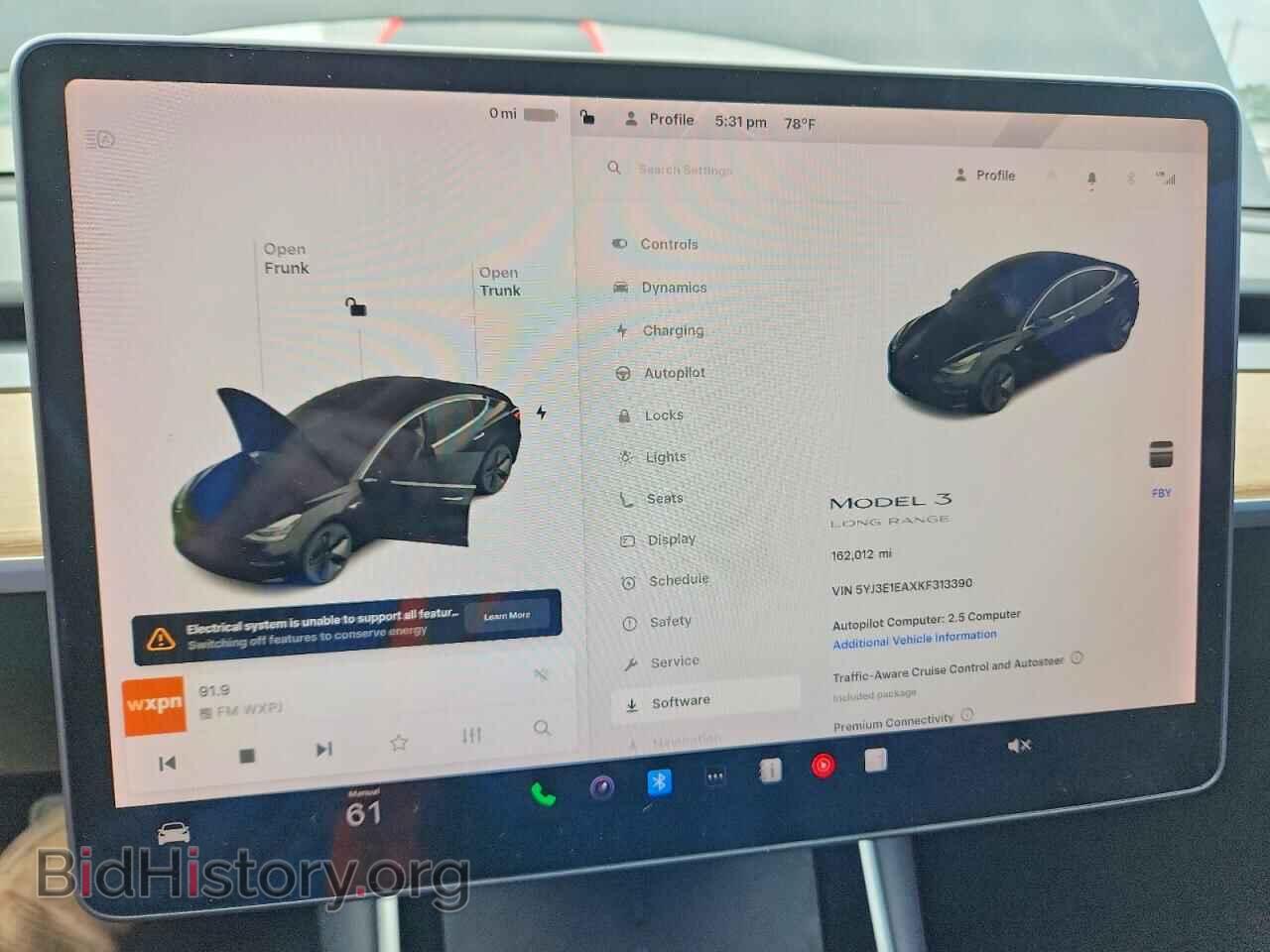 2019 TESLA MODEL 3 - VIN: 5YJ3E1EAXKF313390 - Photo 9