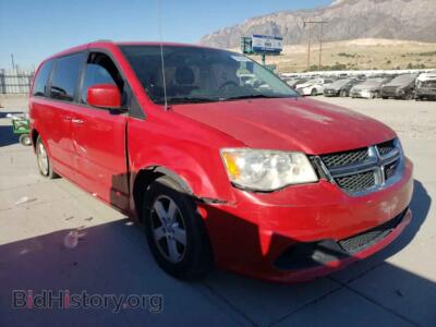 2012 Dodge CARAVAN Grand Cara, красный — VIN 2C4RDGCG6CR156860, Copart