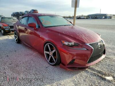 2014 Lexus IS IS 250, бордовый — VIN JTHBF1D29E5010298, Copart