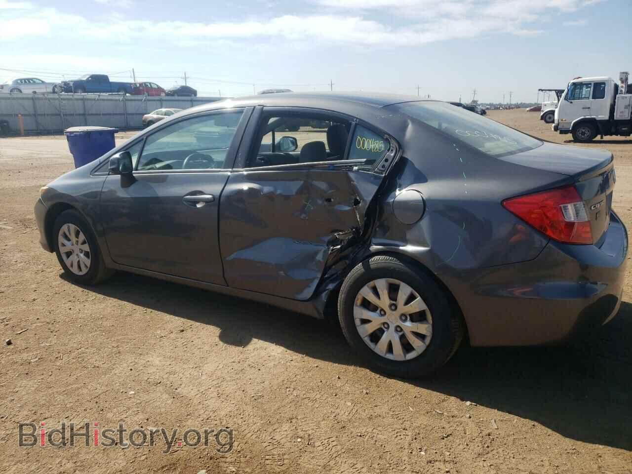 2012 HONDA CIVIC - VIN: 2HGFB2F57CH608635 - Photo 2