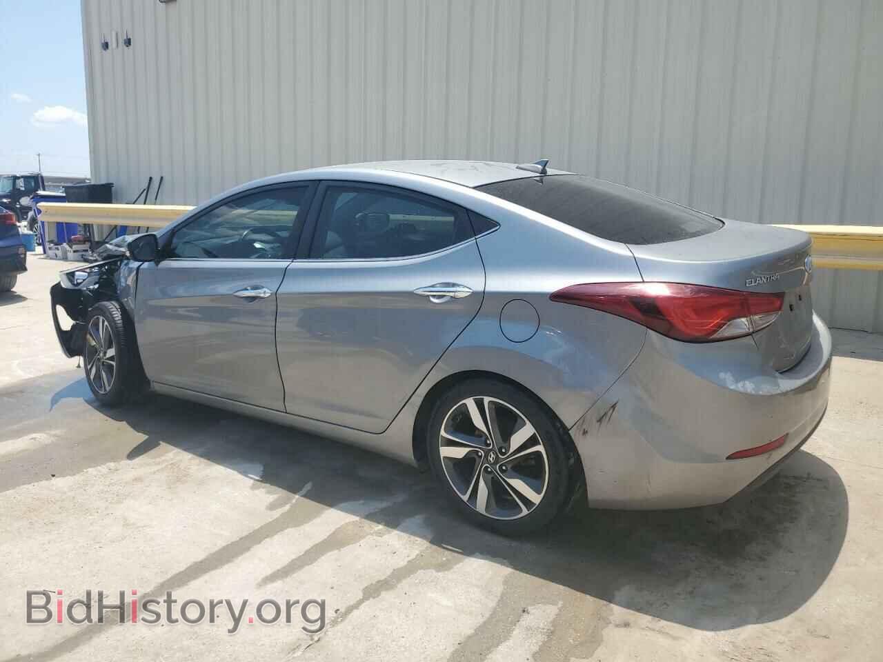 2014 HYUNDAI ELANTRA - VIN: KMHDH4AE8EU166340 - Фото 2