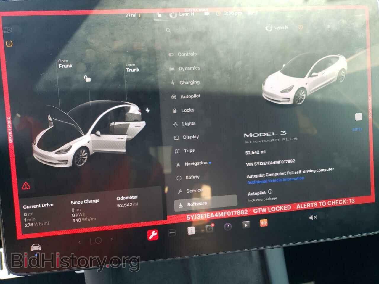 2021 TESLA MODEL 3 - VIN: 5YJ3E1EA4MF017882 - Photo 9