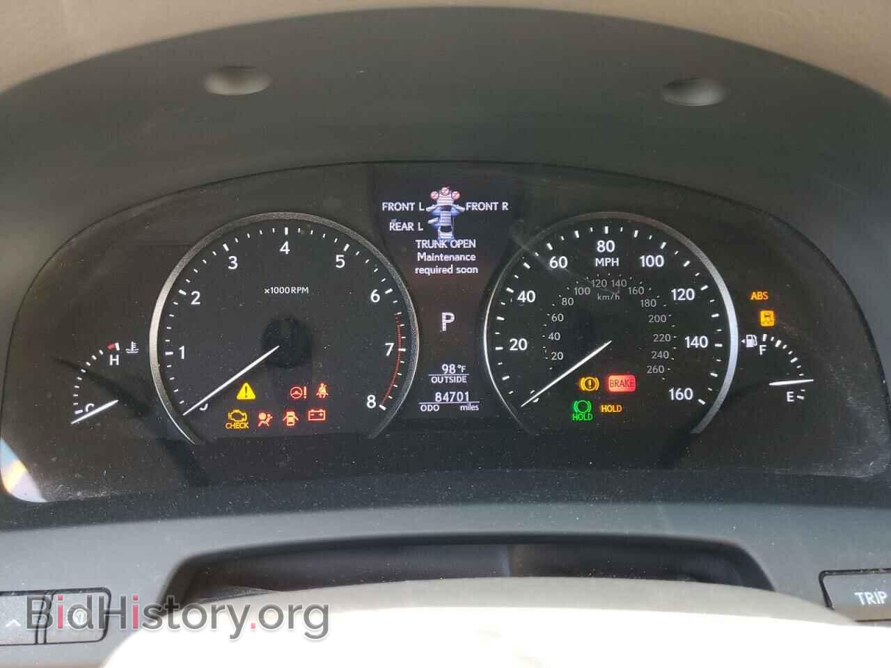2013 LEXUS LS460 - VIN: JTHBL5EFXD5120258 - Фото 9