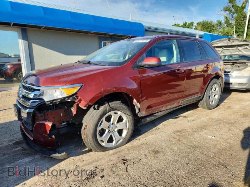 2014 Ford EDGE SEL (VIN 2FMDK3JC3EBB11164) — photo 1 of 15, Copart, damage: front end