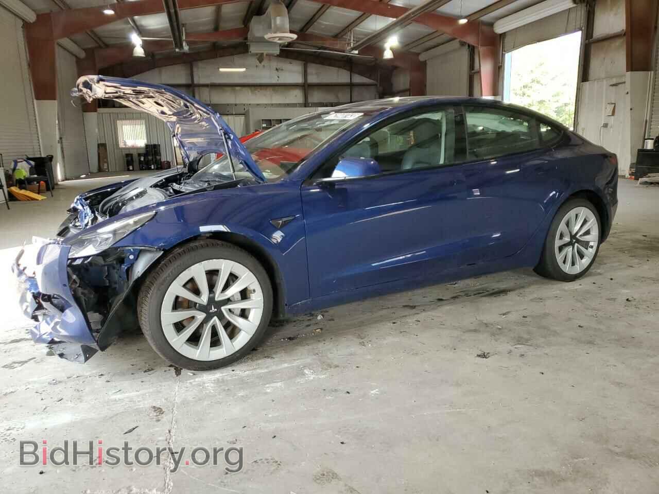 Photo 5YJ3E1EA5NF191459 - TESLA MODEL 3 2022