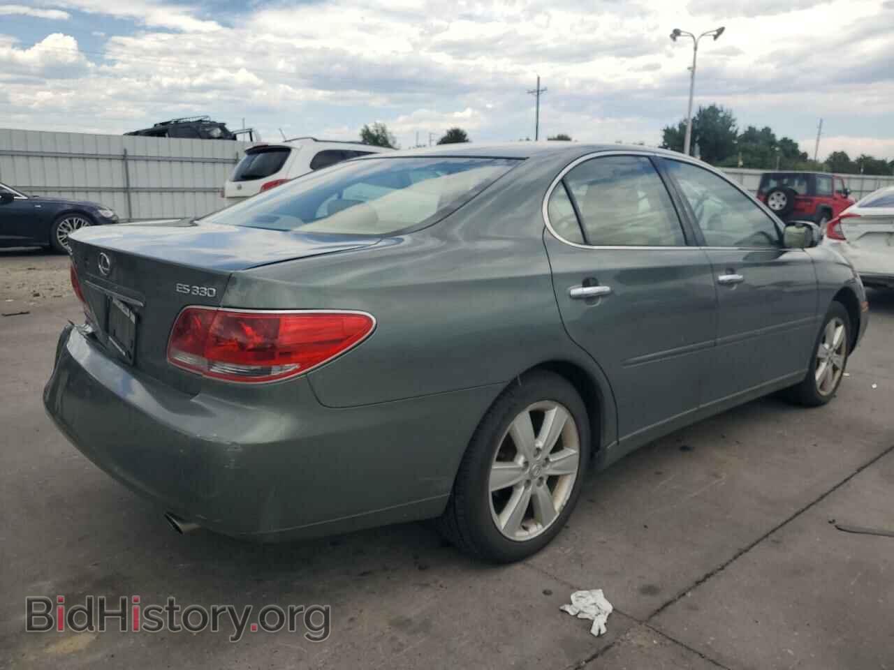 2005 LEXUS ES330 - VIN: JTHBA30G255128026 - Фото 3