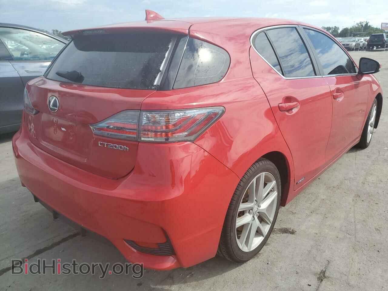 2014 LEXUS CT 200 - VIN: JTHKD5BH7E2189561 - Фото 4