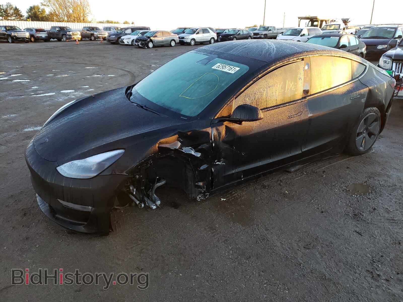 2021 TESLA MODEL 3 - VIN: 5YJ3E1EB6MF915571 - Фото 2