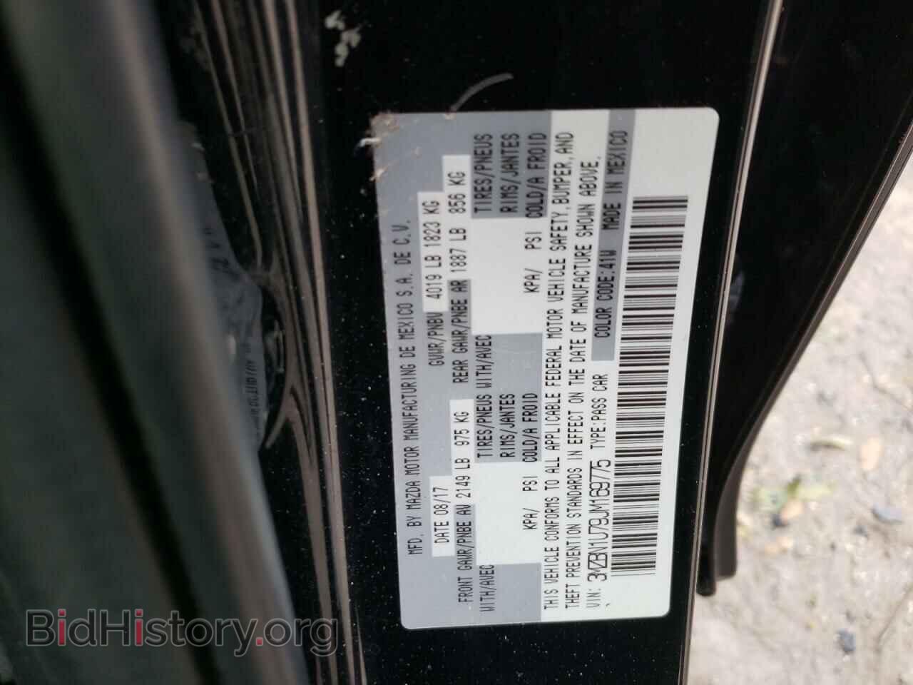 2018 MAZDA 3 - VIN: 3MZBN1U79JM169775 - Фото 10
