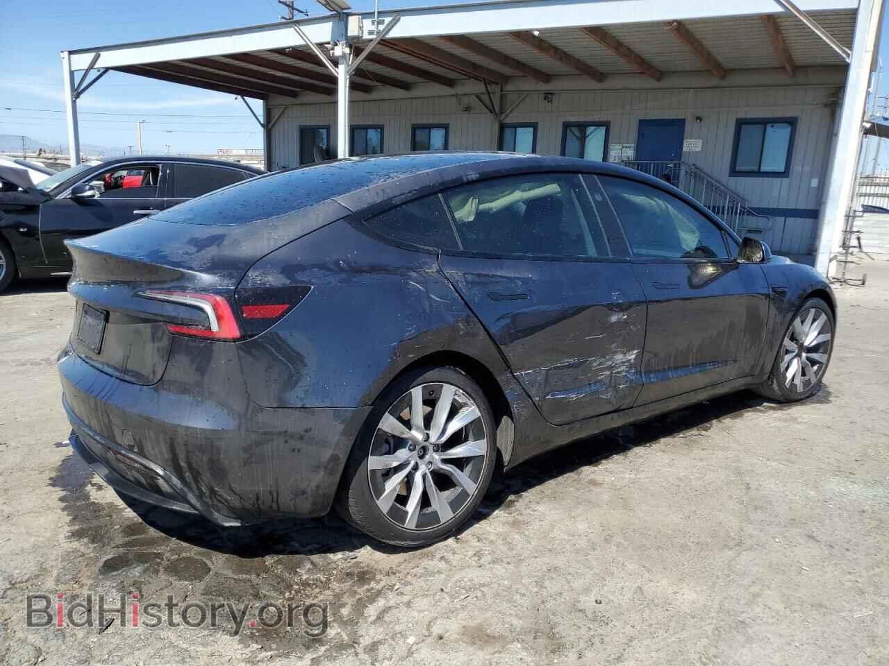 2024 TESLA MODEL 3 - VIN: 5YJ3E1EA3RF730926 - Фото 3