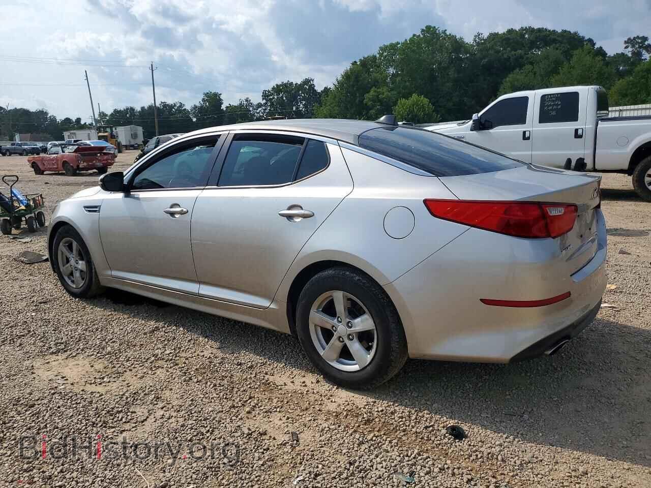 2015 KIA OPTIMA - VIN: KNAGM4A74F5587625 - Фото 2