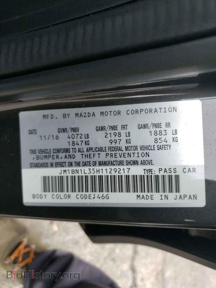2017 MAZDA 3 - VIN: JM1BN1L35H1129217 - Фото 10