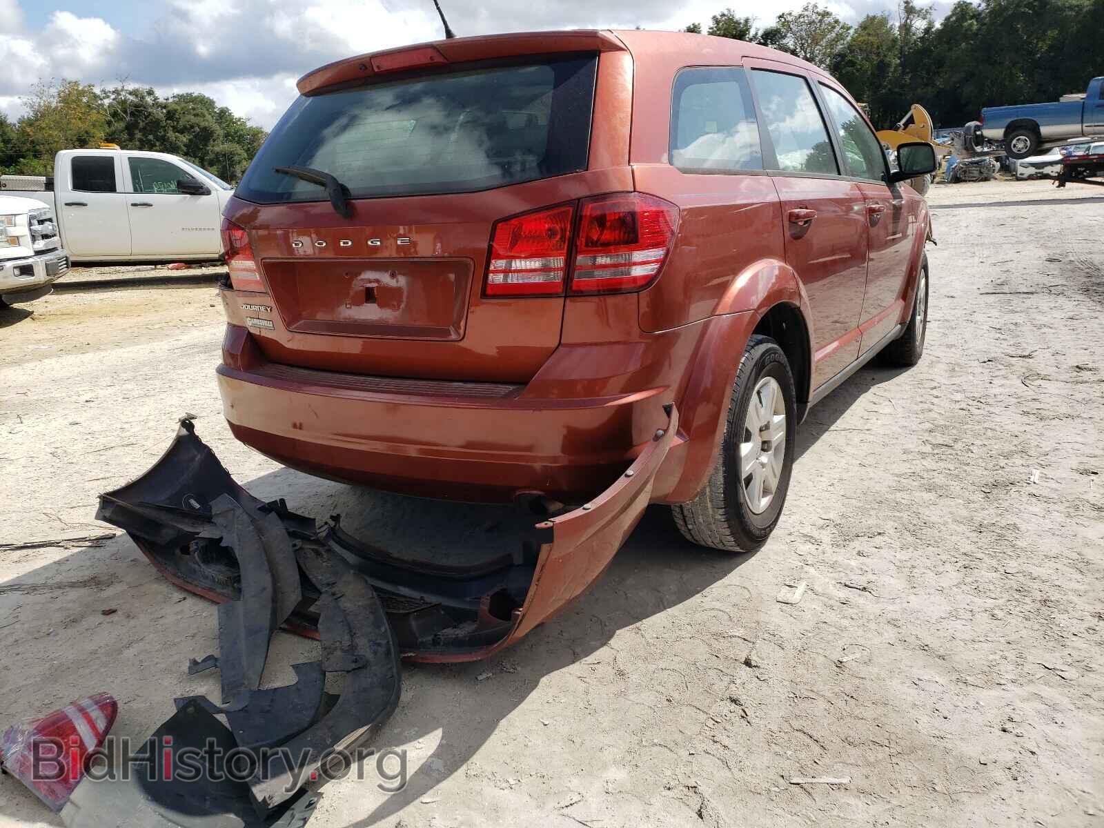 2012 DODGE JOURNEY - VIN: 3C4PDCAB8CT362587 - Фото 4