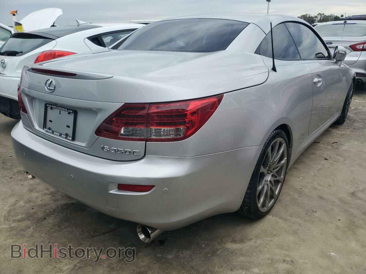 2011 LEXUS IS - VIN: JTHFE2C29B2505772 - Фото 4