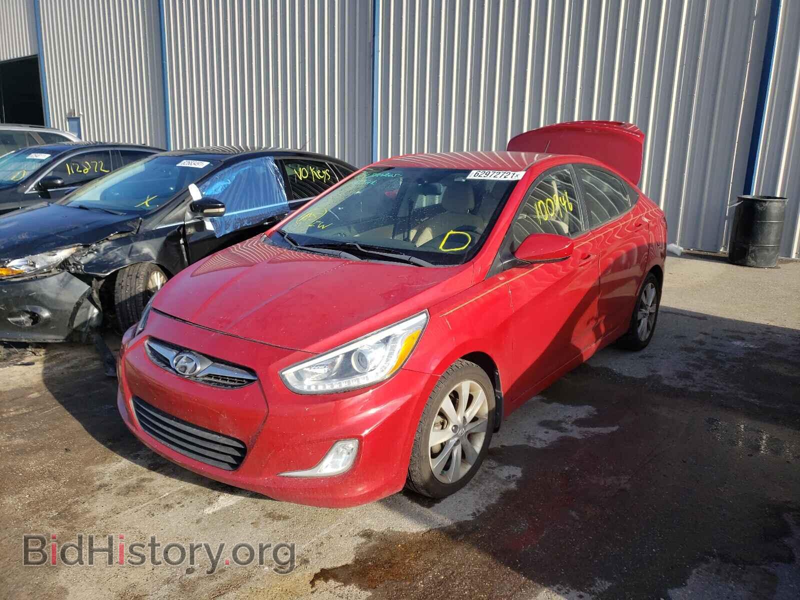 2014 HYUNDAI ACCENT - VIN: KMHCU4AE0EU608941 - Фото 2