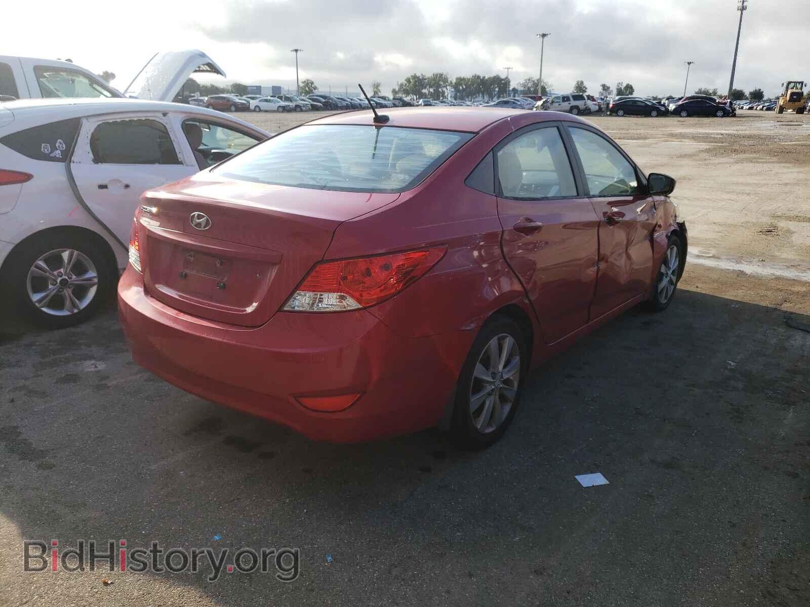 2014 HYUNDAI ACCENT - VIN: KMHCU4AE0EU608941 - Фото 4