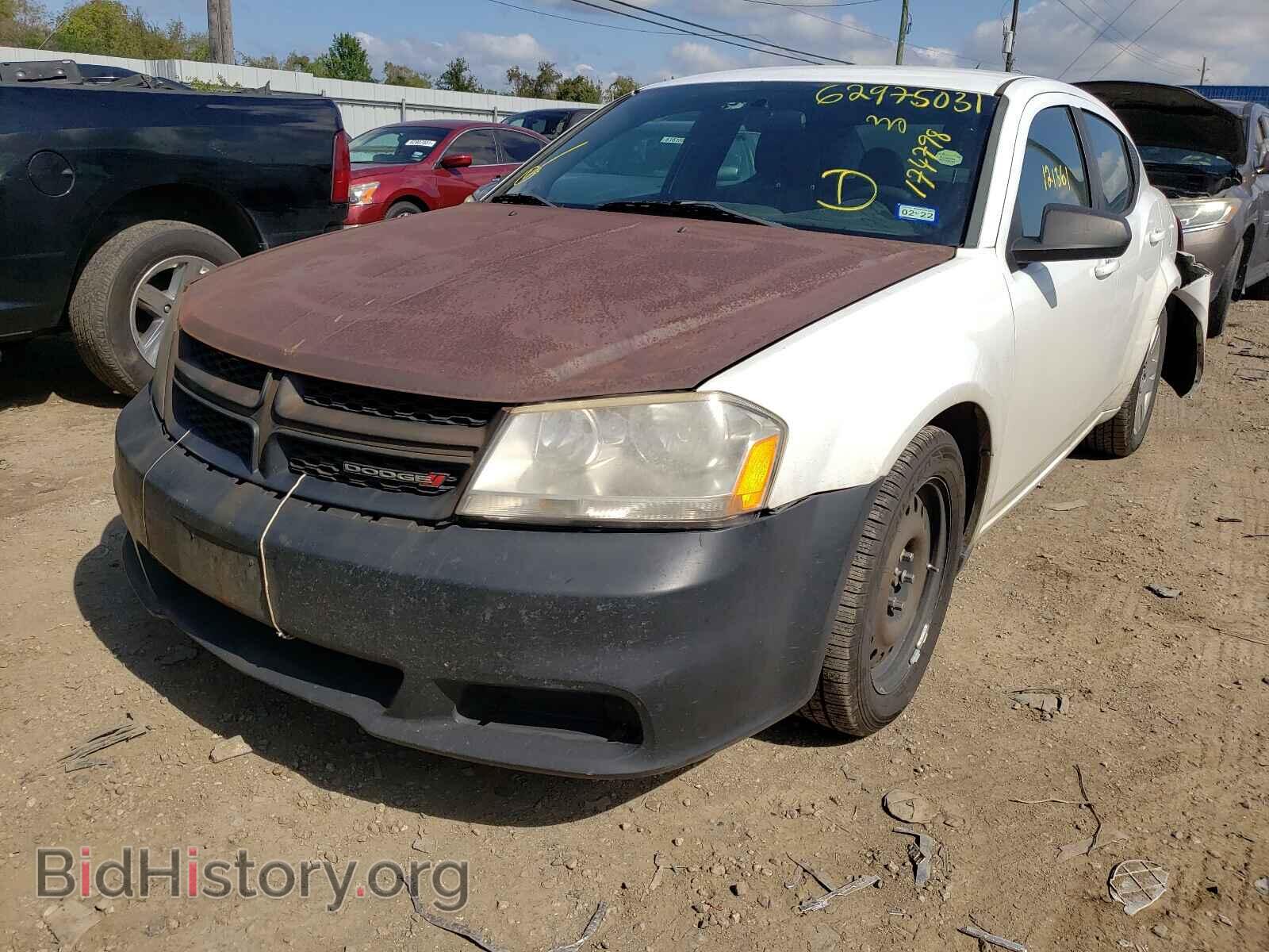 2014 DODGE AVENGER - VIN: 1C3CDZAB0EN174798 - Фото 2