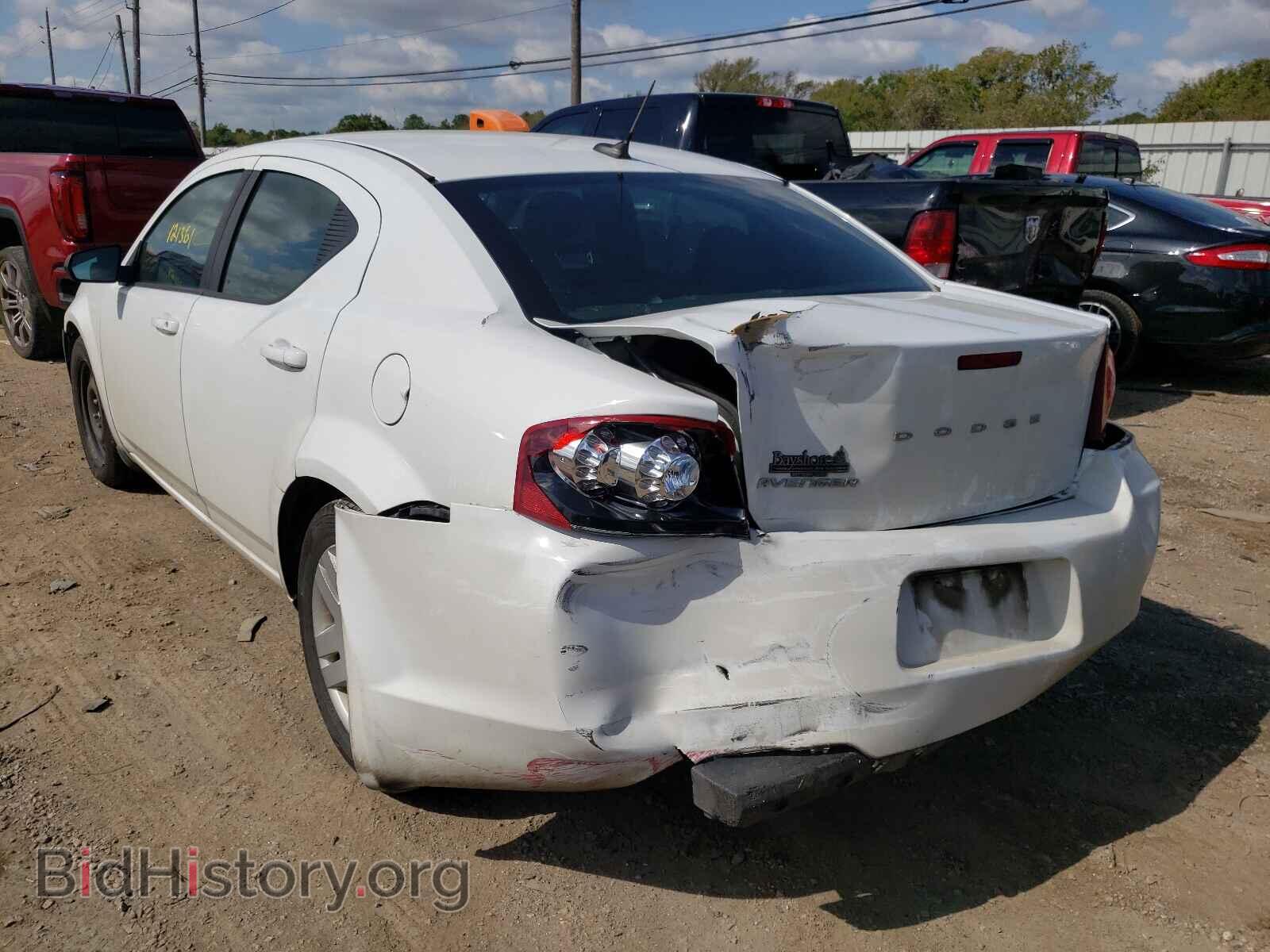 2014 DODGE AVENGER - VIN: 1C3CDZAB0EN174798 - Фото 3