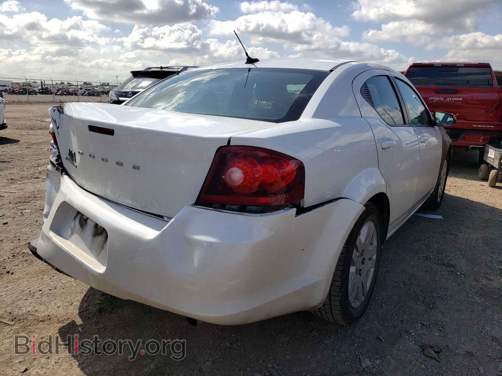 2014 DODGE AVENGER - VIN: 1C3CDZAB0EN174798 - Фото 4