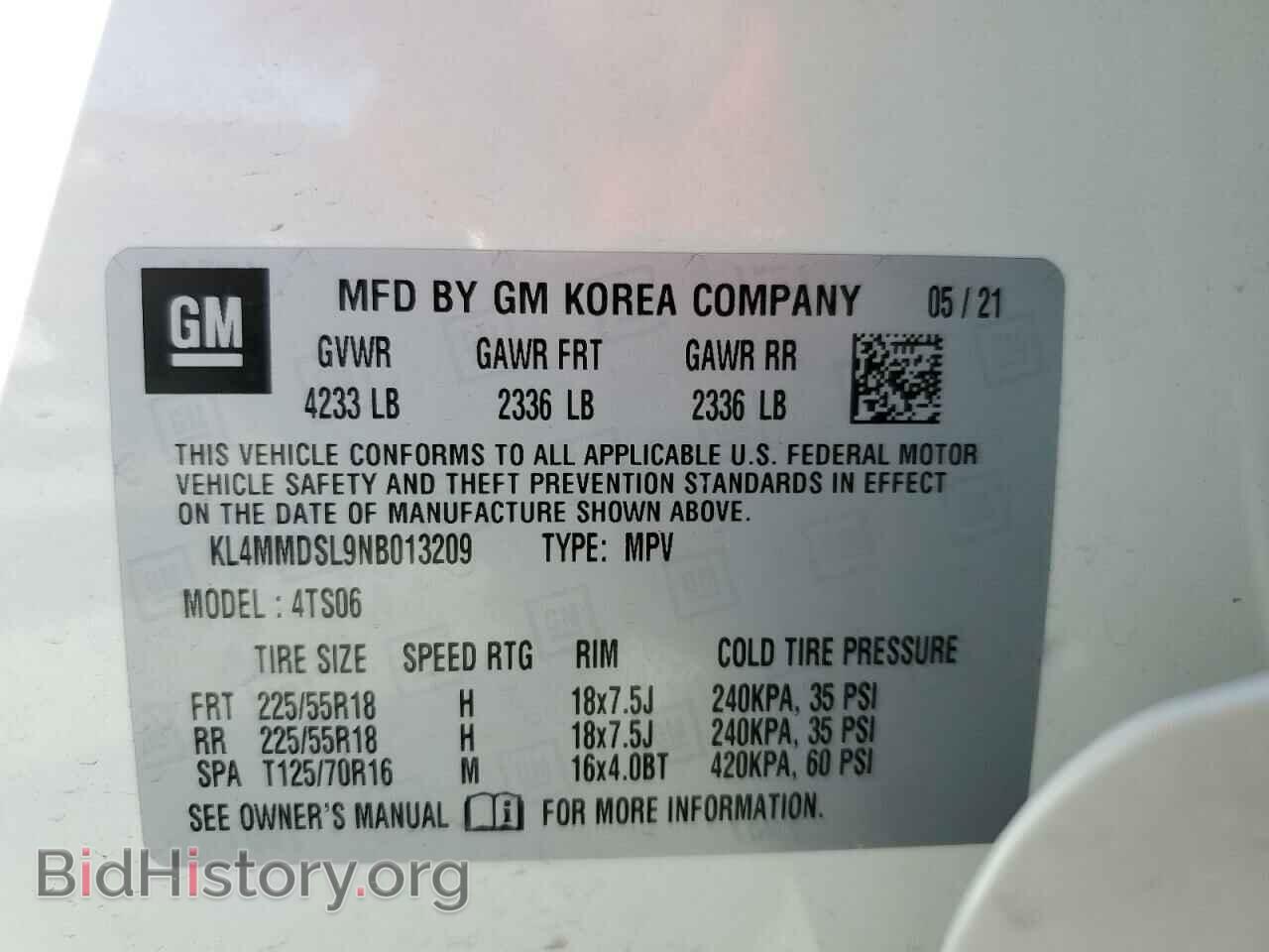 2022 BUICK ENCORE - VIN: KL4MMDSL9NB013209 - Photo 10