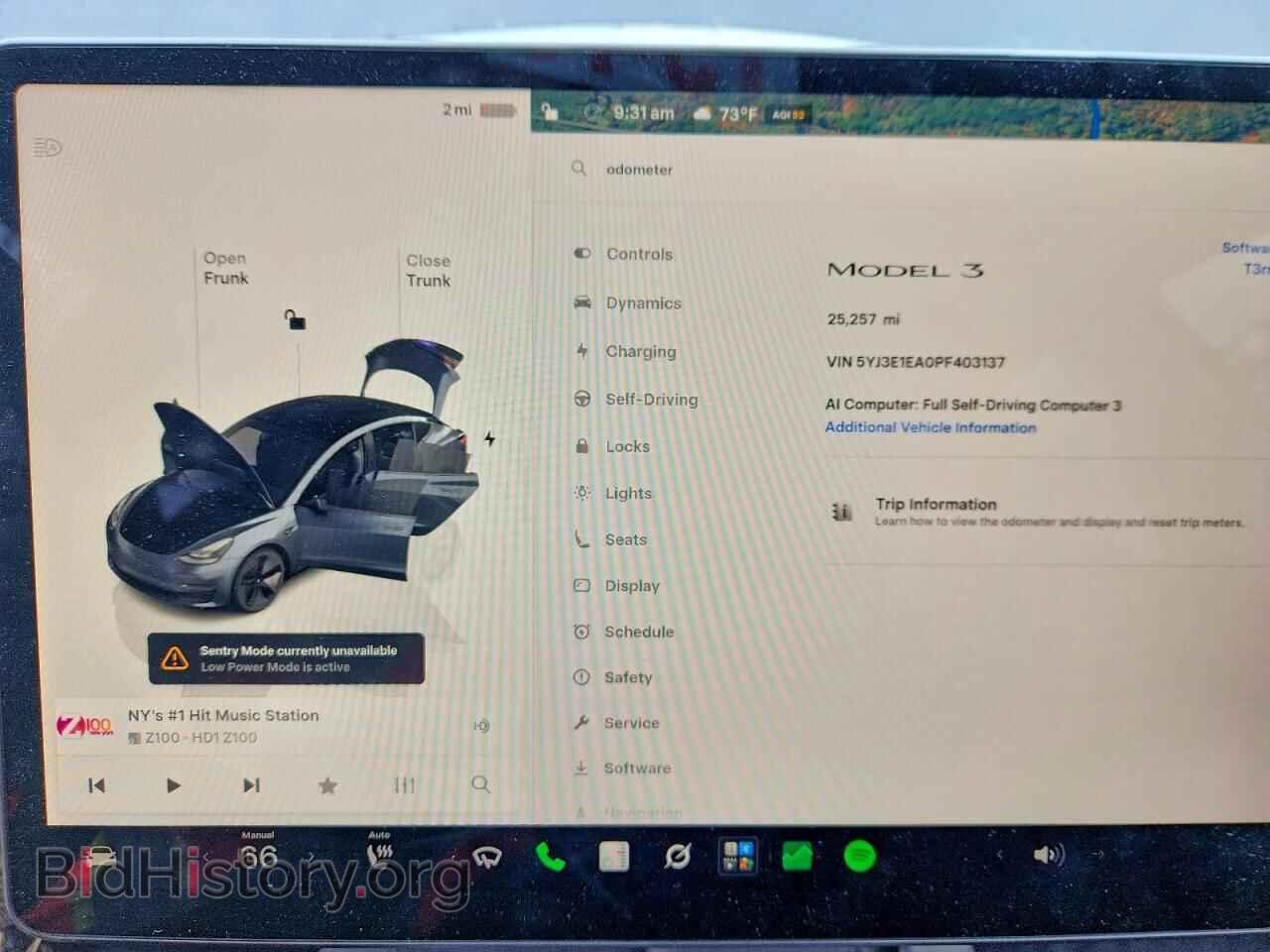 2023 TESLA MODEL 3 - VIN: 5YJ3E1EA0PF403137 - Photo 9