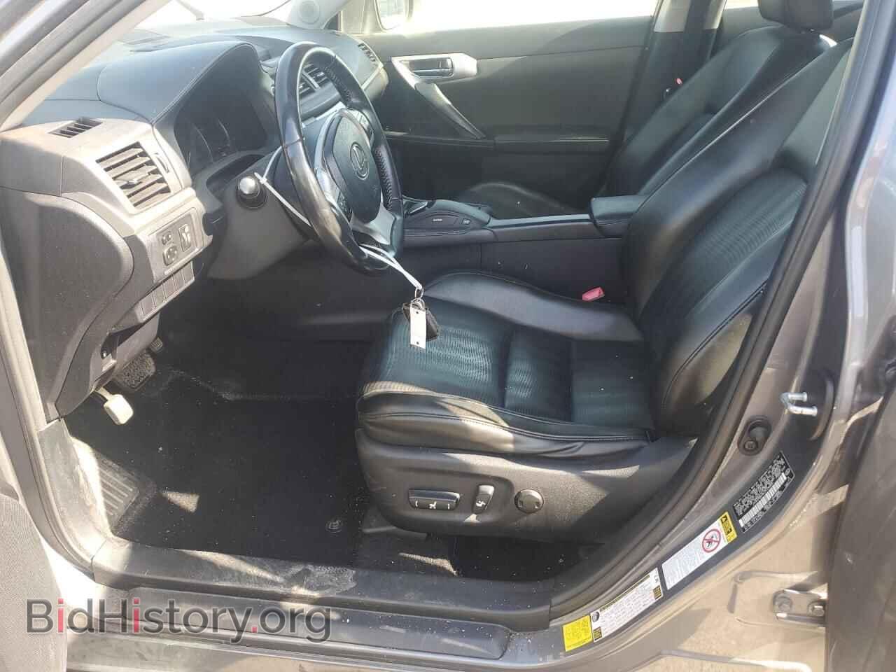 2012 LEXUS CT 200 - VIN: JTHKD5BH4C2104205 - Фото 7