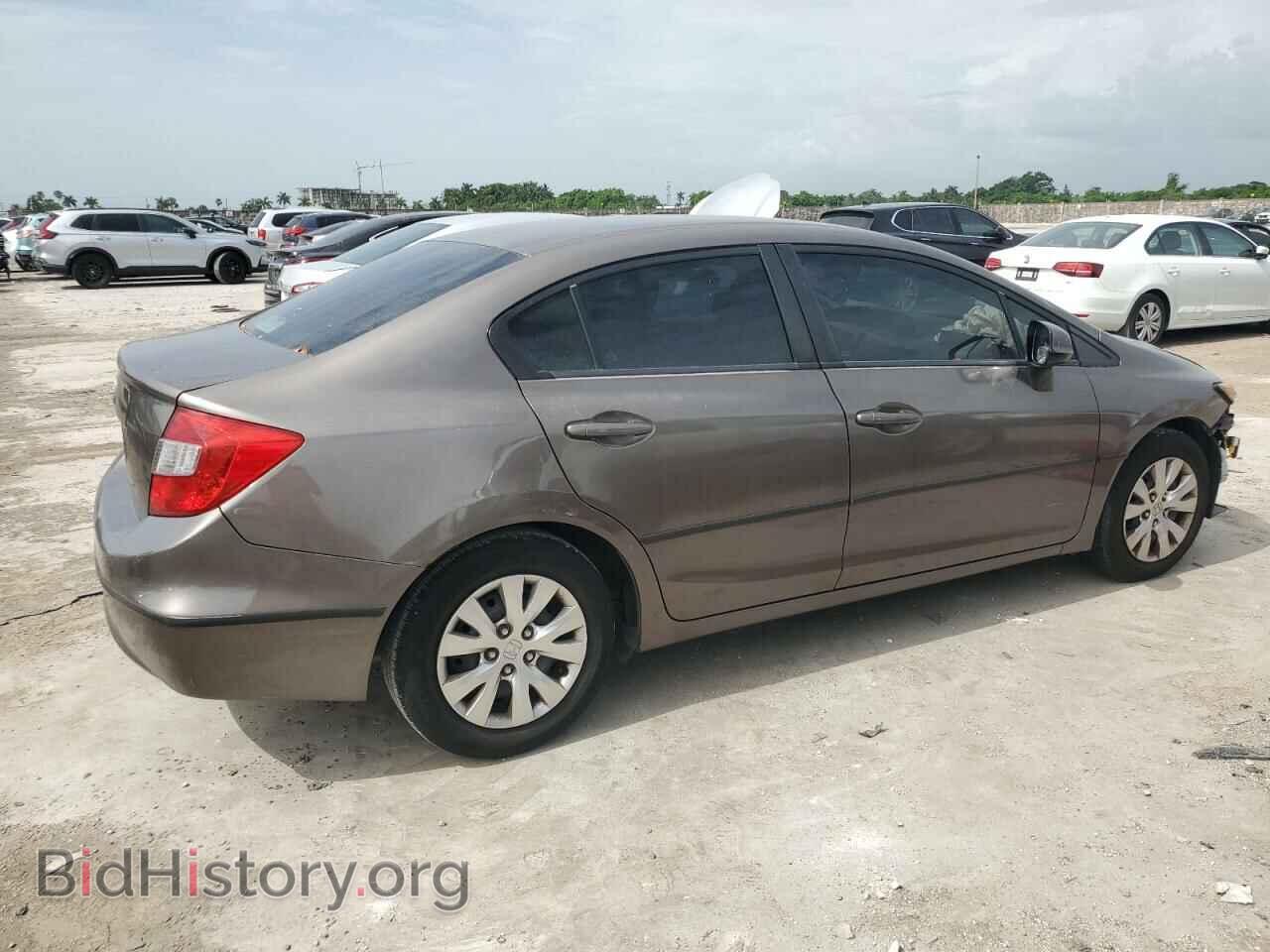 2012 HONDA CIVIC - VIN: 2HGFB2F51CH570142 - Фото 3