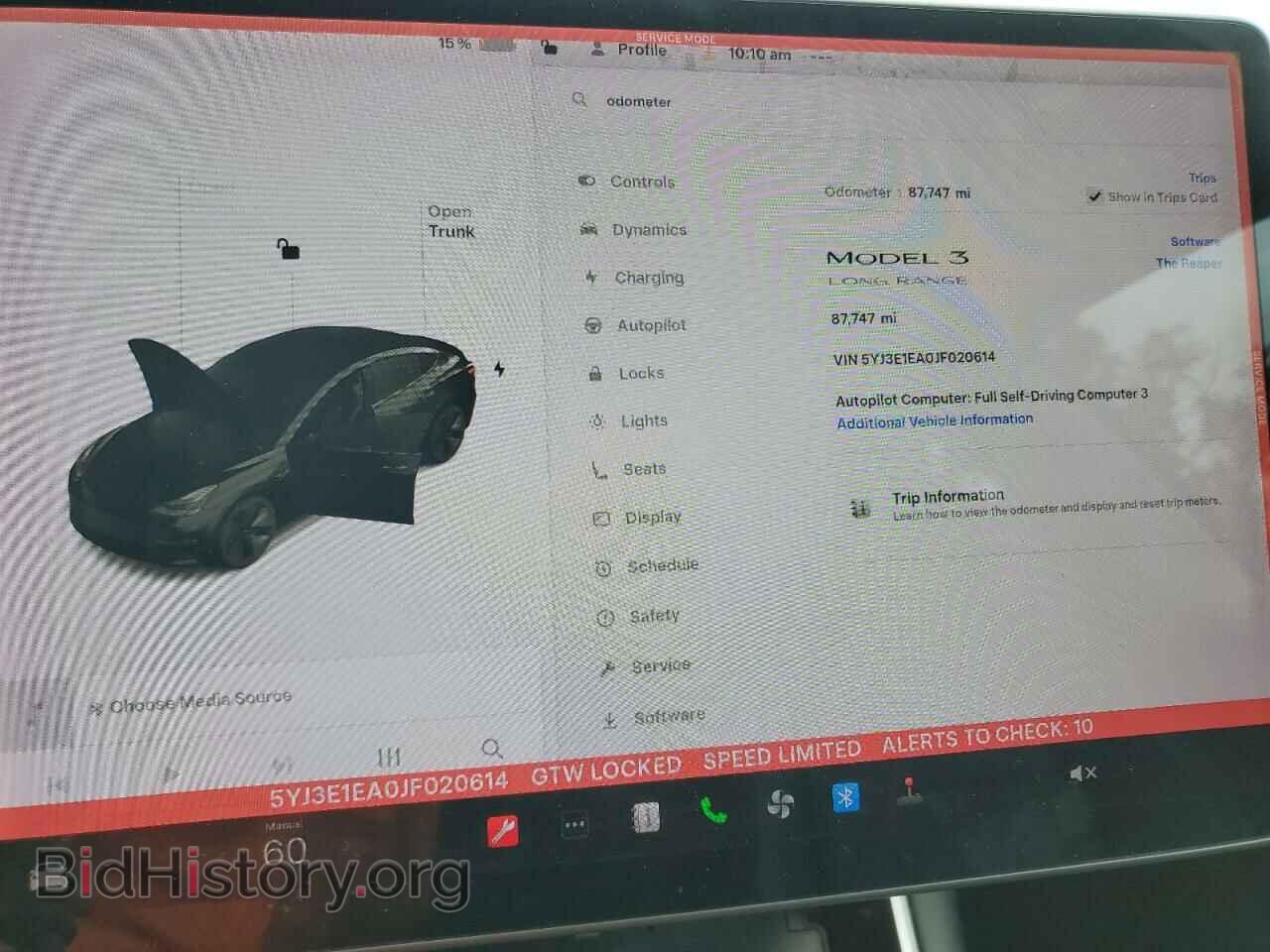 2018 TESLA MODEL 3 - VIN: 5YJ3E1EA0JF020614 - Photo 9
