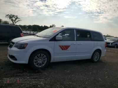 2015 Dodge CARAVAN SXT, white — VIN 2C4RDGCG6FR623361, Copart