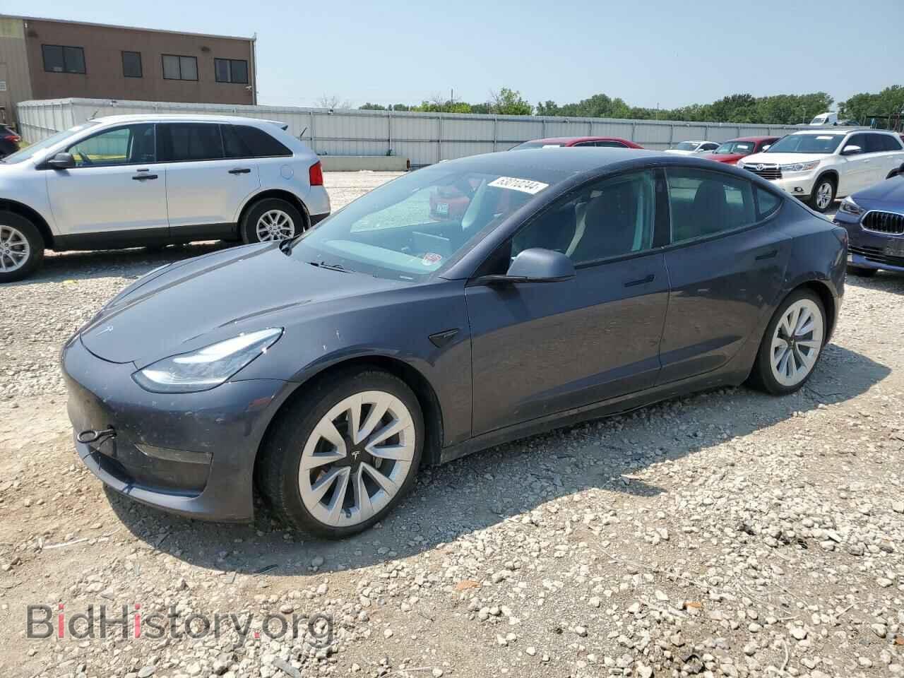Photo 5YJ3E1EB1MF850192 - TESLA MODEL 3 2021