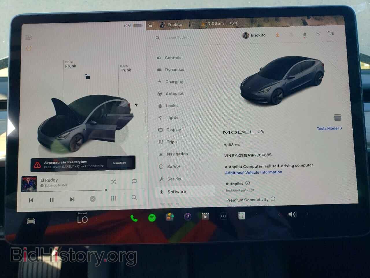 2023 TESLA MODEL 3 - VIN: 5YJ3E1EA1PF706685 - Photo 9