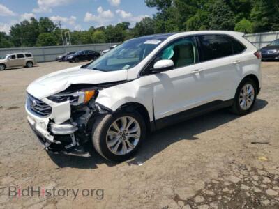 2020 Ford EDGE Titanium, белый — VIN 2FMPK3K94LBB43960, Copart