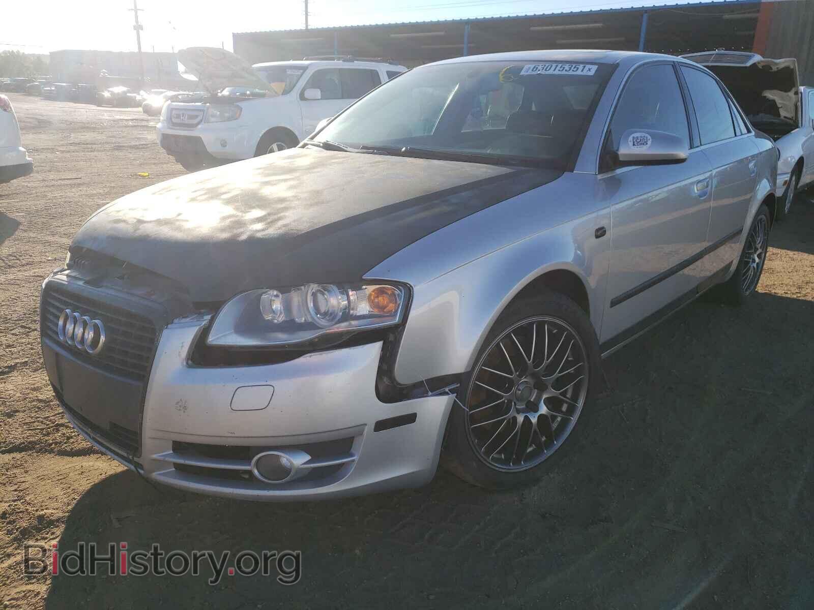 2007 AUDI A4 - VIN: WAUDF78EX7A059552 - Фото 2