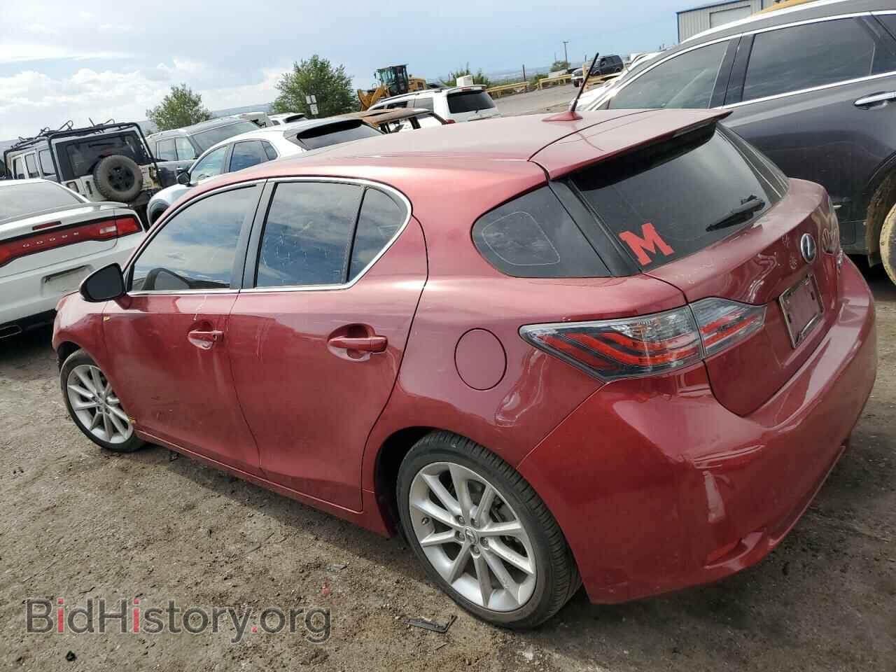 2012 LEXUS CT 200 - VIN: JTHKD5BH7C2112377 - Фото 2