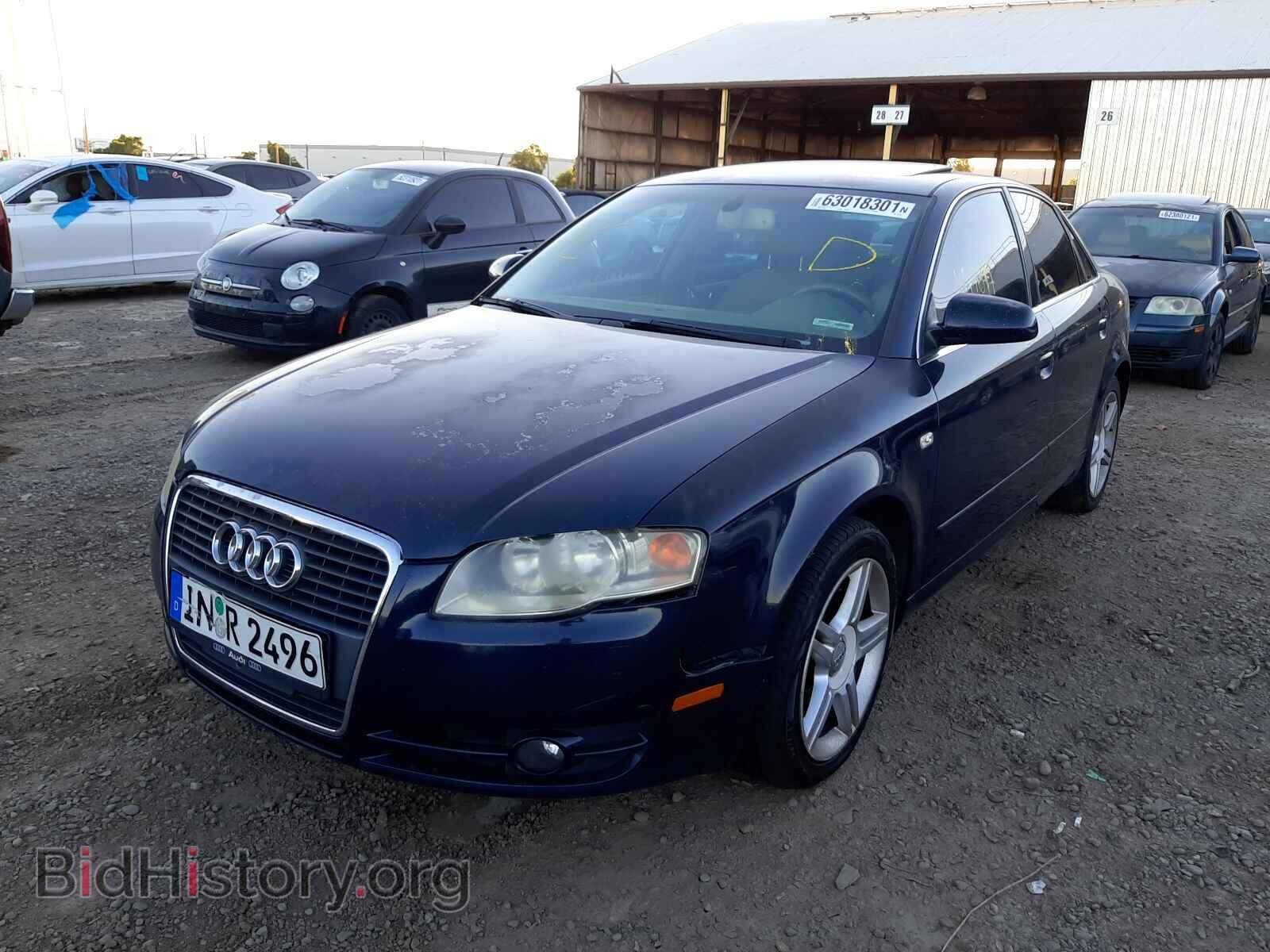 2006 AUDI A4 - VIN: WAUAF78E56A273804 - Фото 2