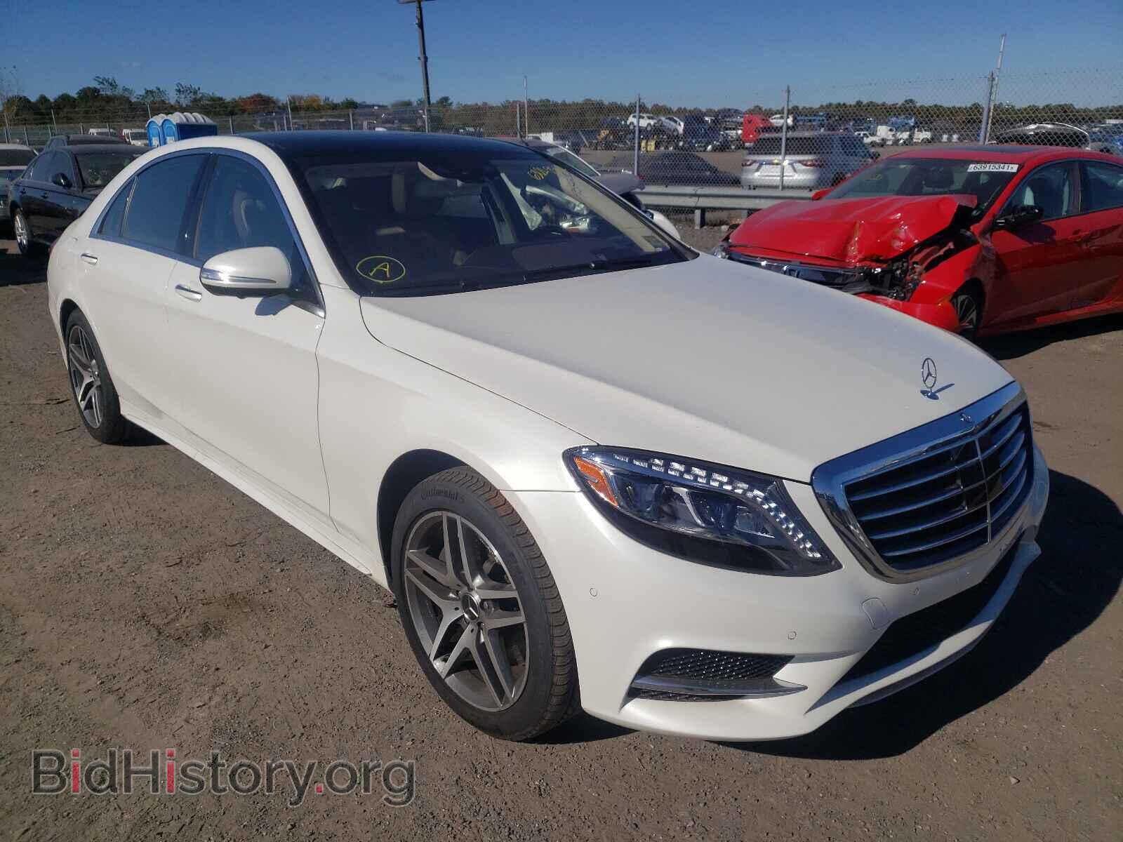 Фотография WDDUG8FB5FA186437 - MERCEDES-BENZ S-CLASS 2015