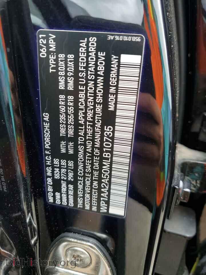 2021 PORSCHE MACAN - VIN: WP1AA2A50MLB10735 - Photo 10