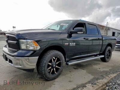 2015 RAM 1500 SLT, черный — VIN 1C6RR7LTXFS777589, Copart