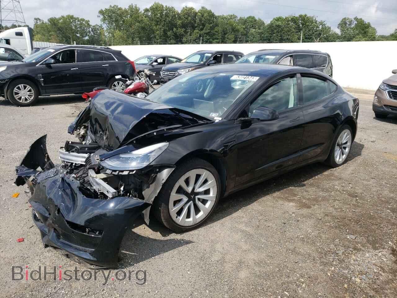 Photo 5YJ3E1EB3NF291391 - TESLA MODEL 3 2022
